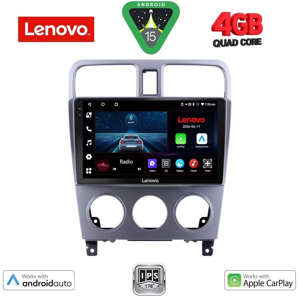 Φωτογραφία προϊόντος: LENOVO LVE 8661_CPAA (9inc) MULTIMEDIA TABLET for SUBARU FORESTER mod. 2002-2008