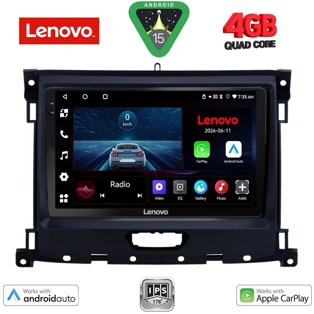 Φωτογραφία προϊόντος: LENOVO LVE 8173_CPAA (9inc) MULTIMEDIA TABLET for FORD RANGER mod. 2018-2023