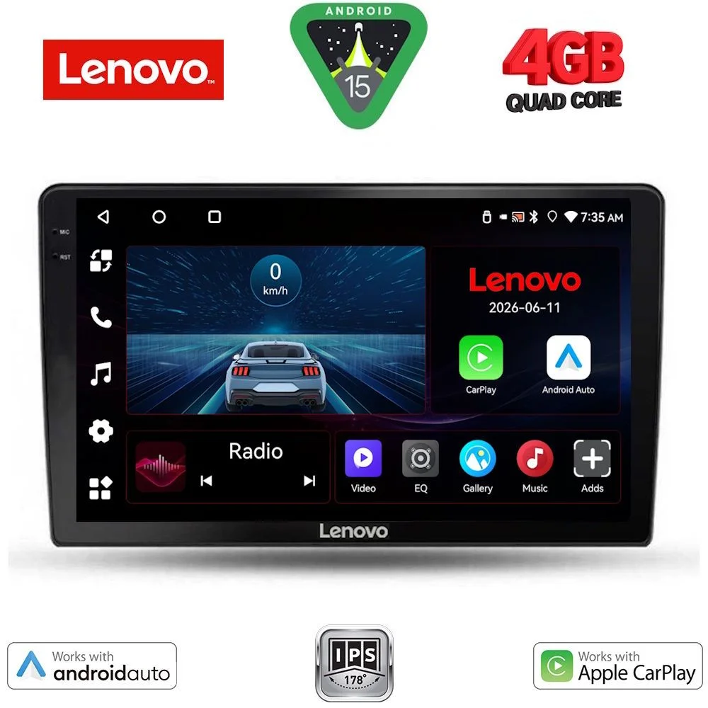 Φωτογραφία προϊόντος: LENOVO LVE 8702_CPAA (9inc) MULTIMEDIA TABLET for TOYOTA AURIS mod. 2007-2012