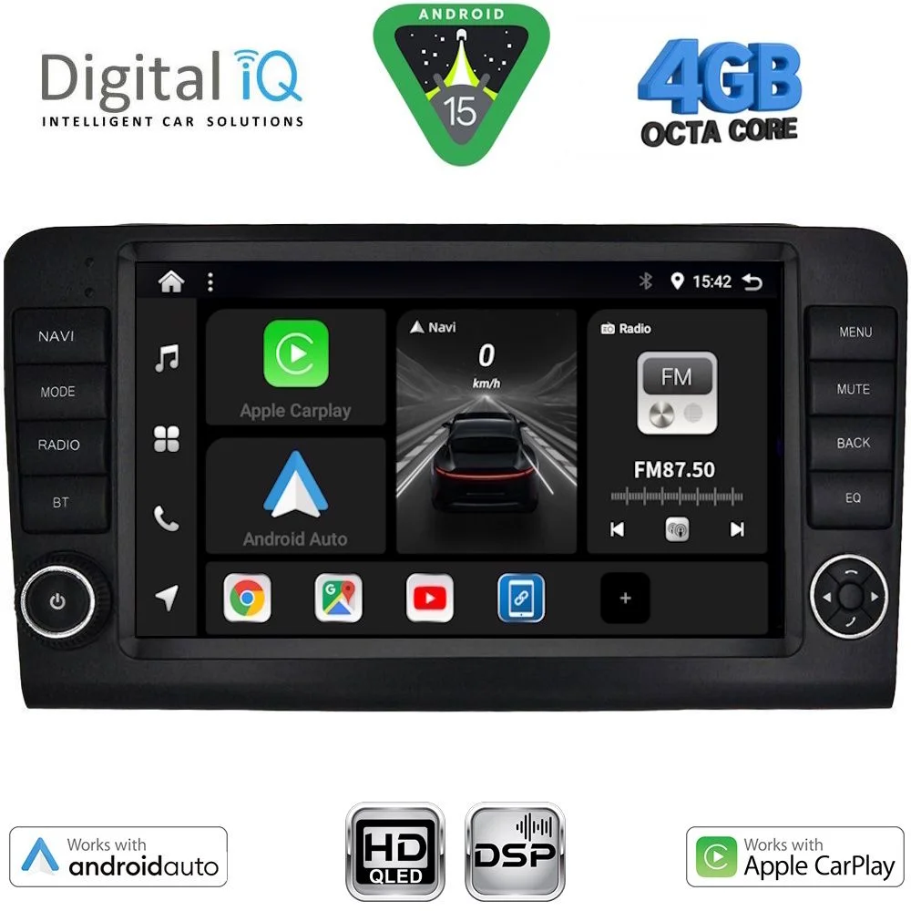 Φωτογραφία προϊόντος: DIGITAL IQ BXF 16416_CPAA (9inc) MULTIMEDIA TABLET for MERCEDES ML (W164) – GL (X164) mod. 2005-2011