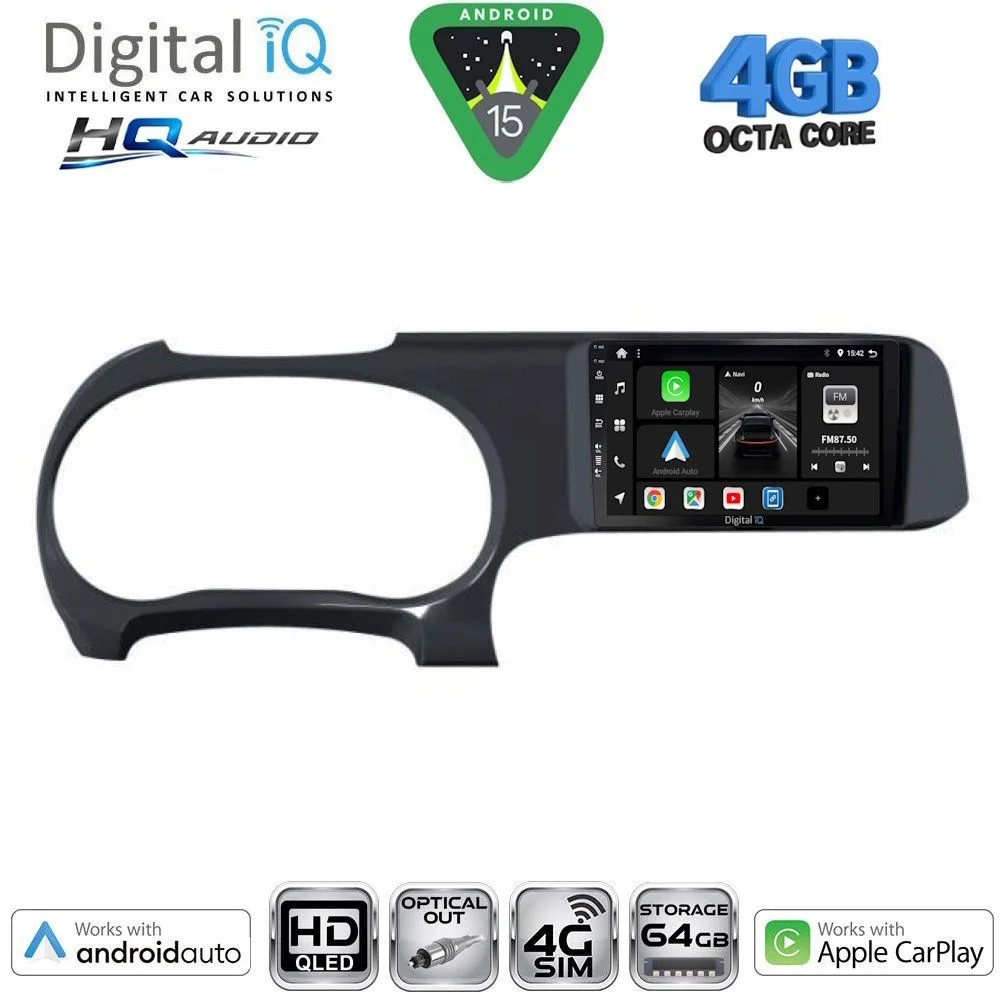 Φωτογραφία προϊόντος: DIGITAL IQ BXK 19225_CPAA (9inc) MULTIMEDIA TABLET for HYUNDAI i10 mod. 2020-2026