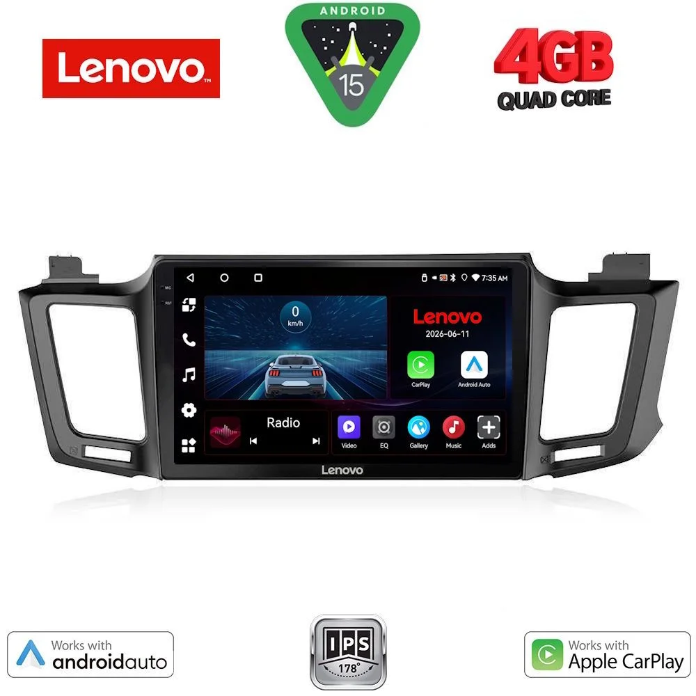 Φωτογραφία προϊόντος: LENOVO LVE 8733_CPAA (10inc) MULTIMEDIA TABLET for TOYOTA RAV 4 mod. 2013-2019