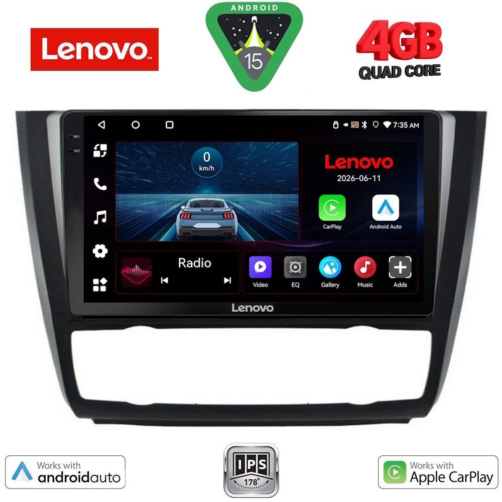 Φωτογραφία προϊόντος: LENOVO LVE 8040_CPAA CLIMA (9inc) MULTIMEDIA TABLET for BMW S.1 E81-82-87-88 mod. 2004-2013