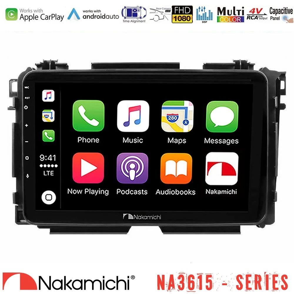 Φωτογραφία προϊόντος: Nakamichi NA3615 Series Με Wireless Carplay & Android Auto Honda HR-V Media Station Tablet 9
