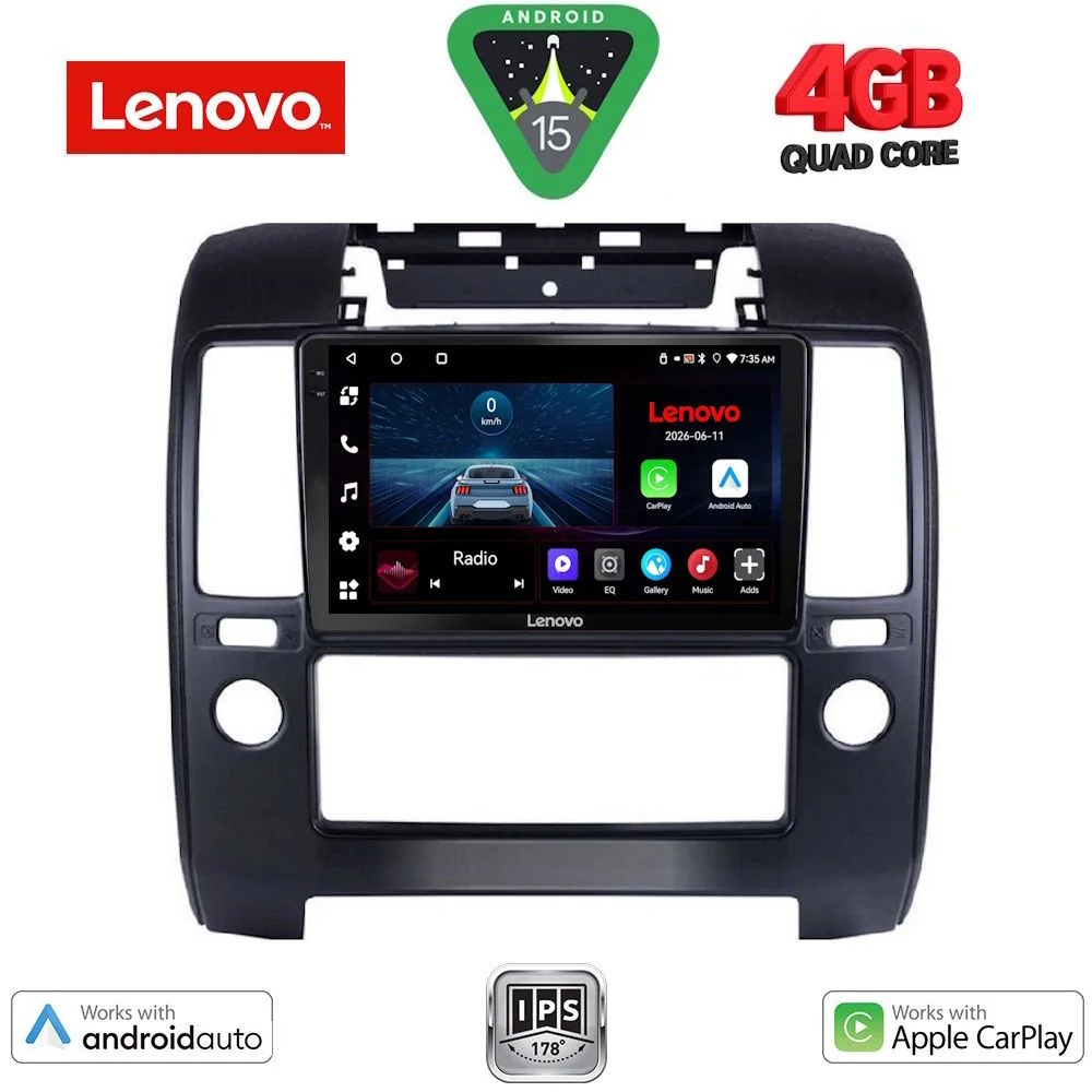 Φωτογραφία προϊόντος: LENOVO LVE 8454_CPAA A/C (9inc) MULTIMEDIA TABLET for NISSAN NAVARA D40 mod. 2006-2011 με A/C
