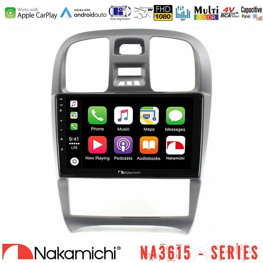 Φωτογραφία προϊόντος: Nakamichi NA3615 Series Με Wireless Carplay & Android Auto Hyundai Sonata 2001-2005 Media Station Tablet 9