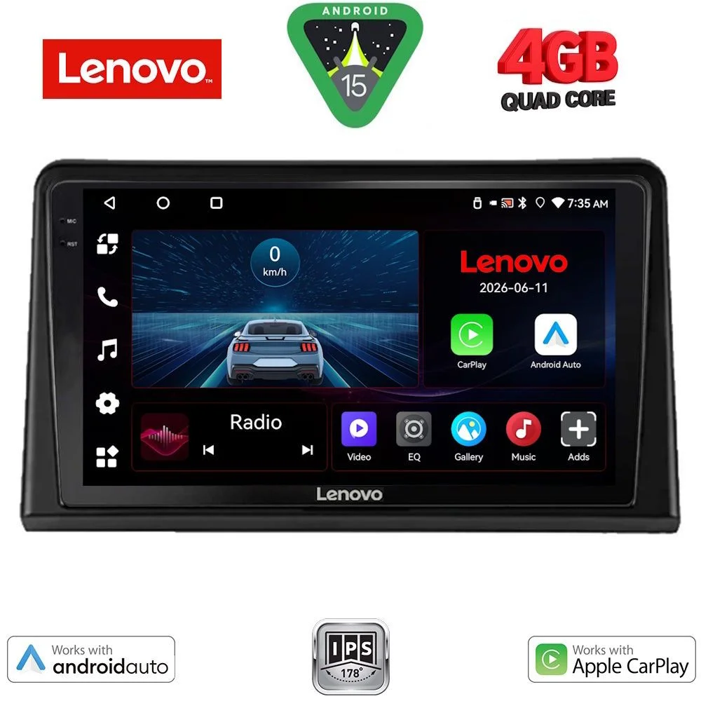 Φωτογραφία προϊόντος: LENOVO LVE 8548_CPAA (9inc) MULTIMEDIA TABLET for RENAULT EXPRESS mod. 2020-2026