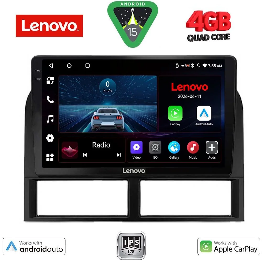 Φωτογραφία προϊόντος: LENOVO LVE 8280_CPAA (9inc) MULTIMEDIA TABLET for JEEP GRAND CHEROKEE mod. 1999-2004
