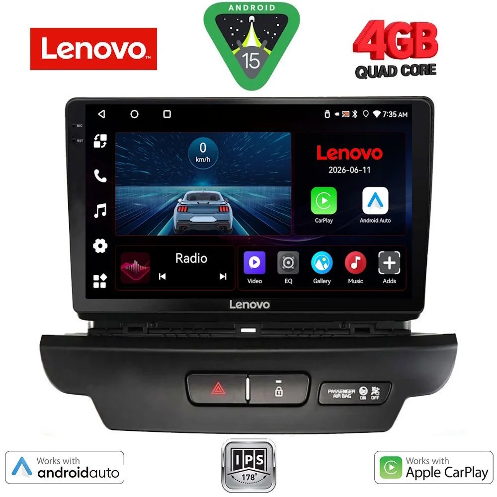 Φωτογραφία προϊόντος: LENOVO LVE 8304_CPAA (9inc) MULTIMEDIA TABLET for KIA CEED - XCEED mod. 2018-2022