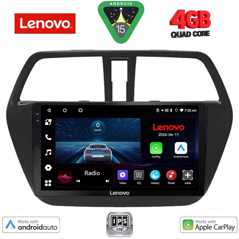 Φωτογραφία προϊόντος: LENOVO LVE 8689_CPAA (9inc) MULTIMEDIA TABLET for SUZUKI SX4 S-CROSS mod. 2014-2021