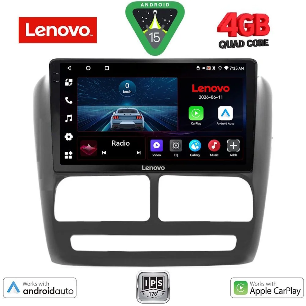 Φωτογραφία προϊόντος: LENOVO LVE 8137_CPAA (9inc) MULTIMEDIA TABLET for FIAT DOBLO mod. 2010-2015