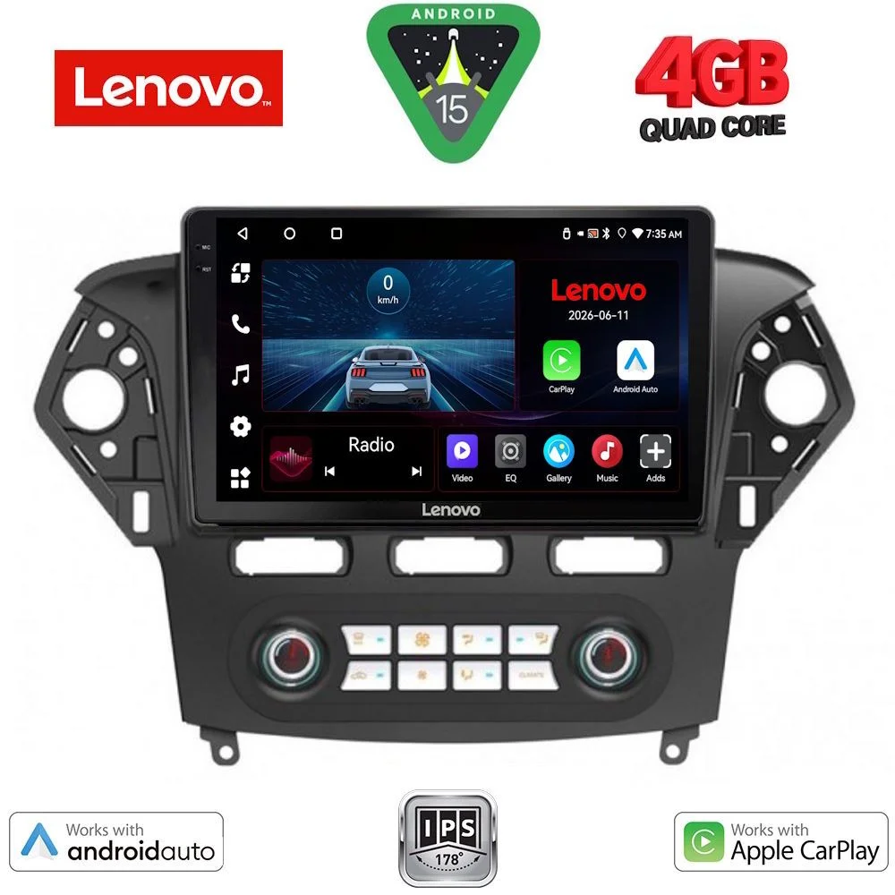 Φωτογραφία προϊόντος: LENOVO LVE 8163_CPAA CLIMA (10inc) MULTIMEDIA TABLET for FORD MONDEO mod. 2011-2013
