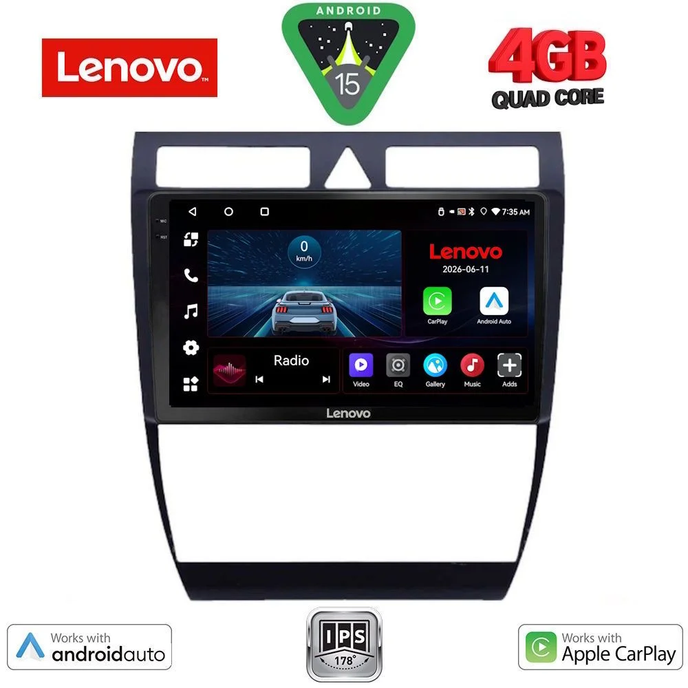 Φωτογραφία προϊόντος: LENOVO LVE 8006_CPAA (9inc) MULTIMEDIA TABLET for AUDI A6 mod. 1998-2005