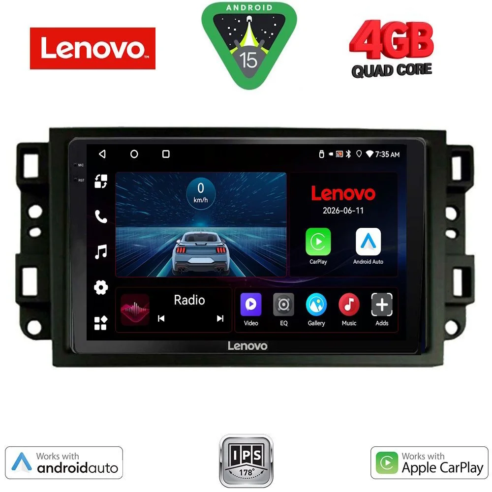Φωτογραφία προϊόντος: LENOVO LVE 8070_CPAA (10inc) MULTIMEDIA TABLET for CHEVROLET ALL mod. 2004-2011