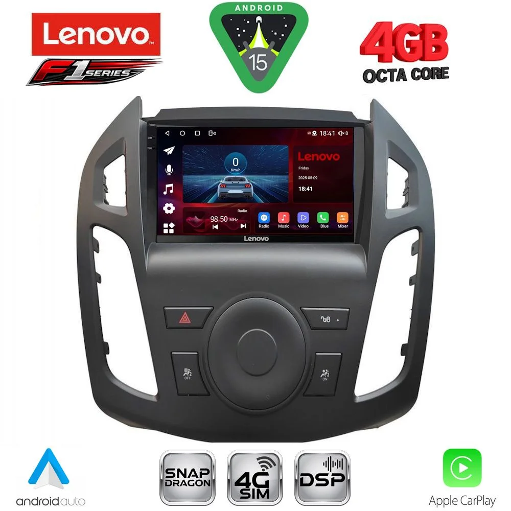 Φωτογραφία προϊόντος: LENOVO SSQ 9176_CPA (9inc) MULTIMEDIA TABLET for FORD TRANSIT CONNECT mod. 2013-2018