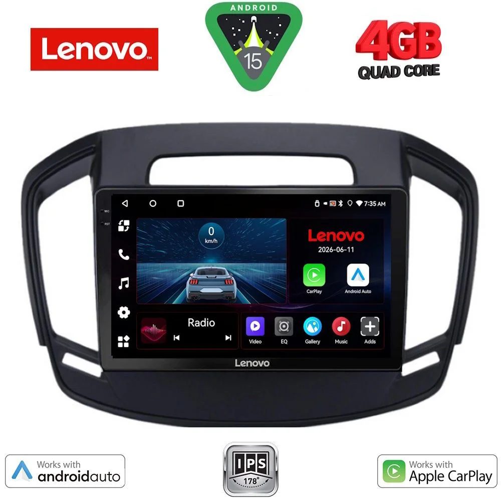 Φωτογραφία προϊόντος: LENOVO LVE 8492_CPAA (9inc) MULTIMEDIA TABLET for OPEL INSIGNIA mod. 2014-2017