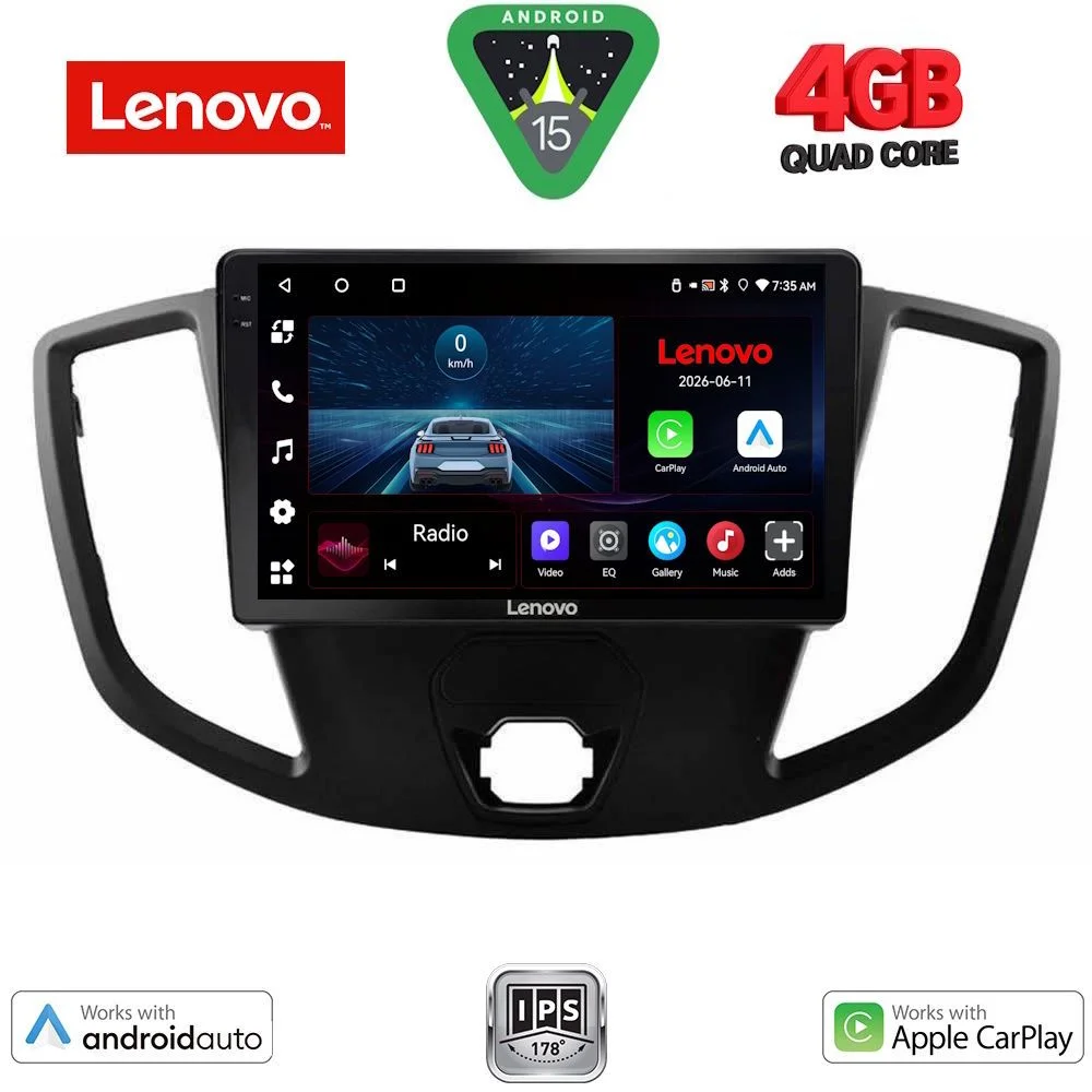 Φωτογραφία προϊόντος: LENOVO LVE 8179_CPAA (9inc) MULTIMEDIA TABLET for FORD TRANSIT mod. 2014-2020