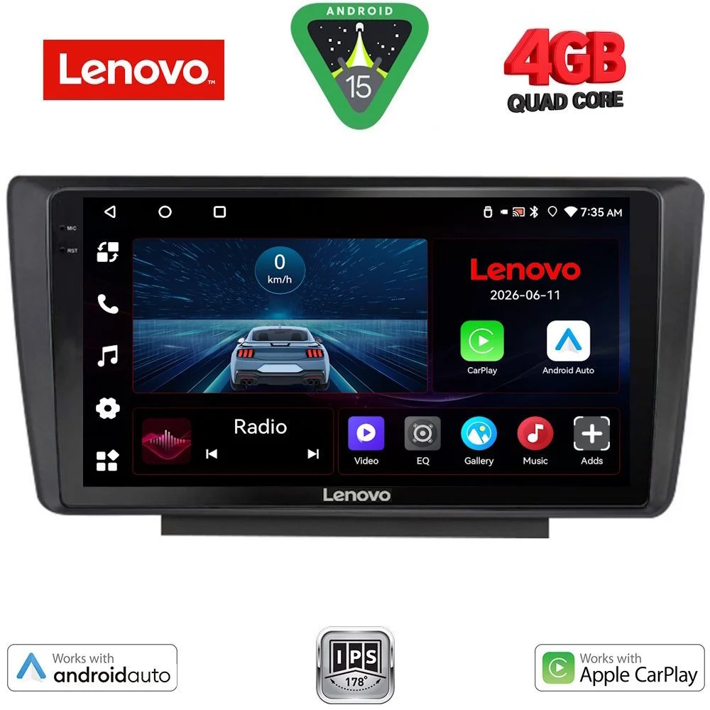 Φωτογραφία προϊόντος: LENOVO LVE 8594_CPAA (9inc) MULTIMEDIA TABLET for SKODA OCTAVIA 5 mod. 2005-2012