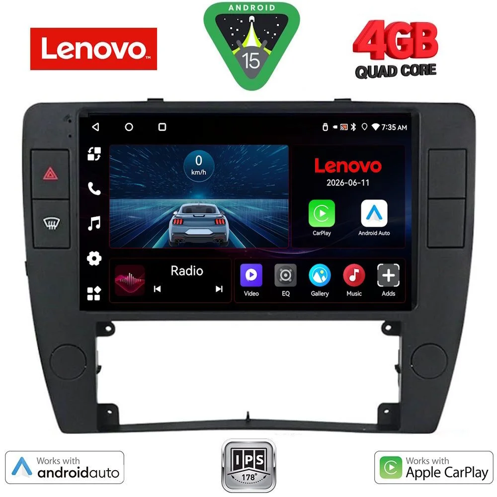 Φωτογραφία προϊόντος: LENOVO LVE 8749_CPAA (9inc) MULTIMEDIA TABLET for VW PASSAT mod. 2000-2005
