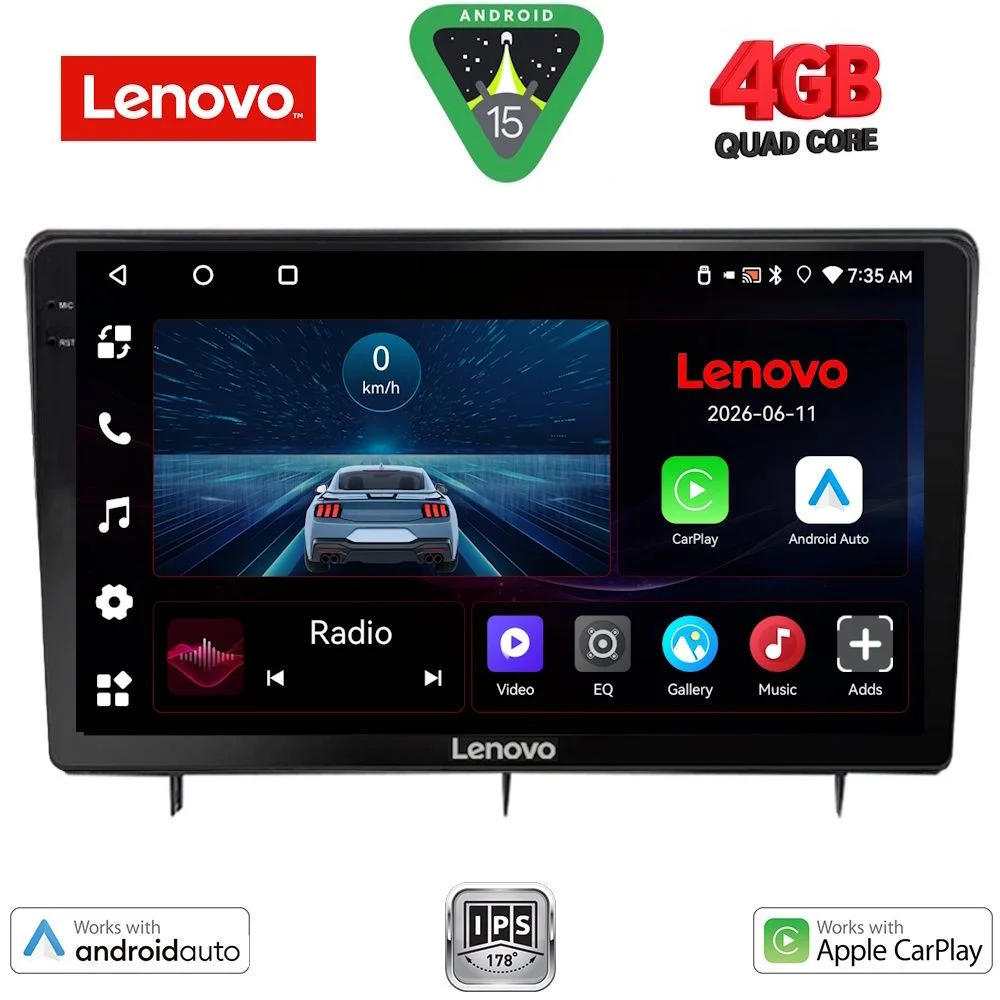 Φωτογραφία προϊόντος: LENOVO LVE 8192_CPAA (10inc) MULTIMEDIA TABLET for HONDA CIVIC mod. 2022-2026