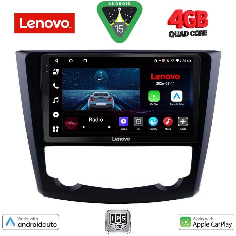 Φωτογραφία προϊόντος: LENOVO LVE 8549_CPAA (9inc) MULTIMEDIA TABLET for RENAULT KADJAR mod. 2015-2022
