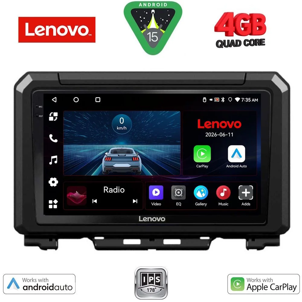 Φωτογραφία προϊόντος: LENOVO LVE 8679_CPAA (9inc) MULTIMEDIA TABLET for SUZUKI JIMNY mod. 2017-2026