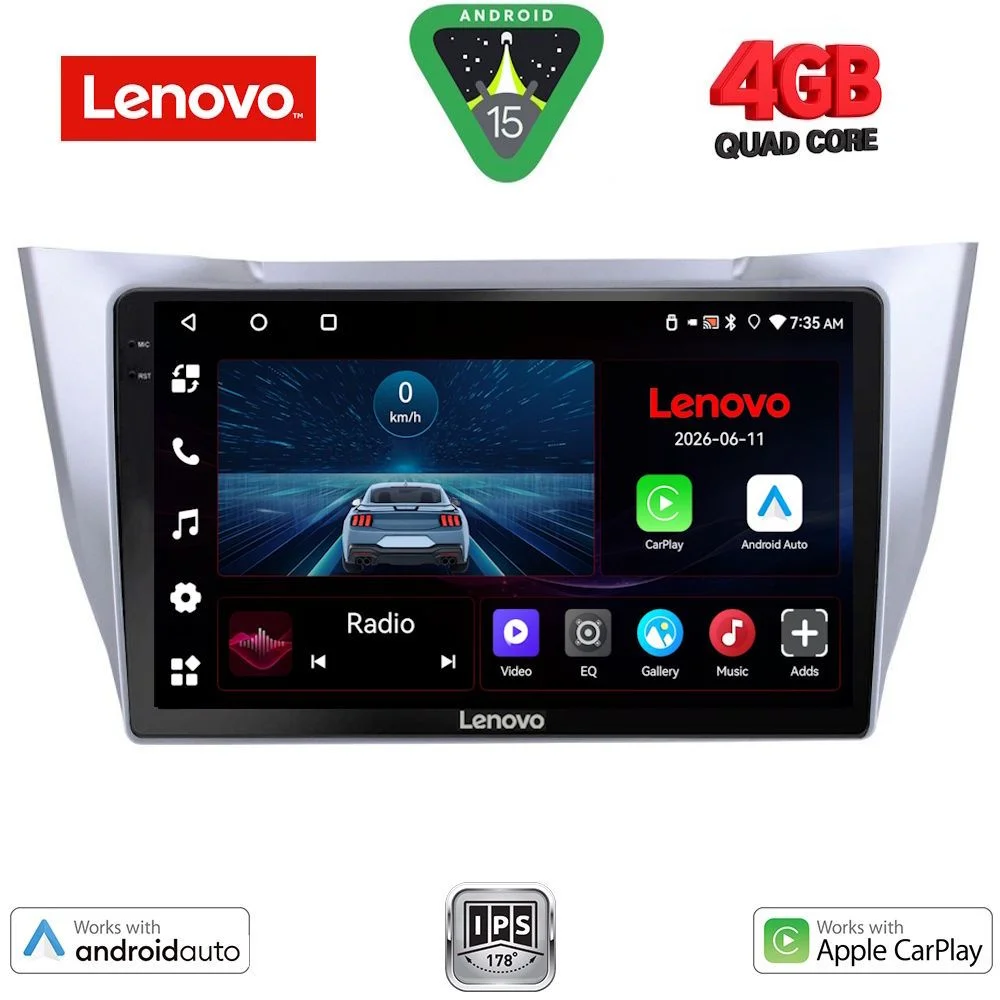 Φωτογραφία προϊόντος: LENOVO LVE 8345SL_CPAA (10inc) MULTIMEDIA TABLET for LEXUS RX 300 – 400 mod. 2003-2008