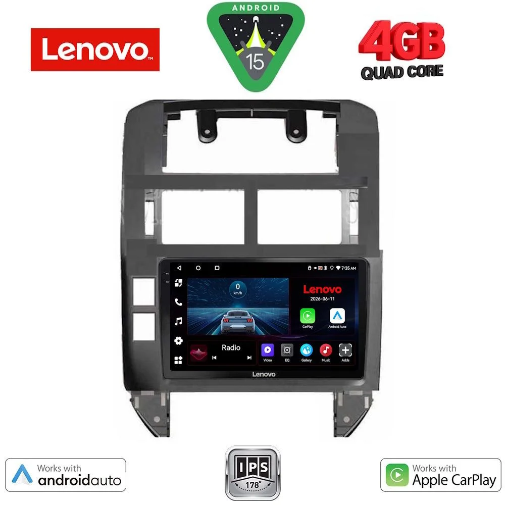 Φωτογραφία προϊόντος: LENOVO LVE 8755_CPAA (9inc) MULTIMEDIA TABLET for VW POLO mod. 2002-2009