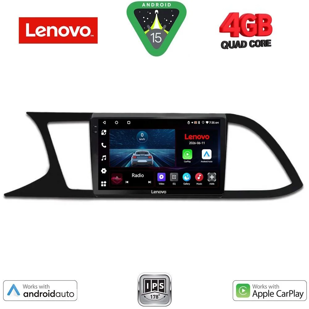 Φωτογραφία προϊόντος: LENOVO LVE 8575_CPAA (9inc) MULTIMEDIA TABLET for SEAT LEON mod. 2012-2021