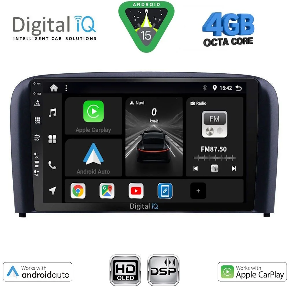 Φωτογραφία προϊόντος: DIGITAL IQ BXF 16786_CPAA (9inc) MULTIMEDIA TABLET for VOLVO S80 mod. 1998-2006
