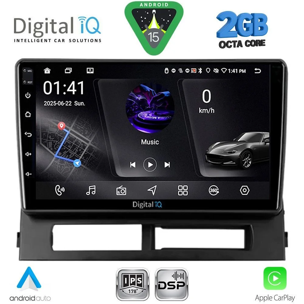 Φωτογραφία προϊόντος: DIGITAL IQ RSF 4728DASH_CPA (9inc) MULTIMEDIA TABLET for TOYOTA PRIUS mod. 2003-2009 (Supports Original Clima-HYBRID)