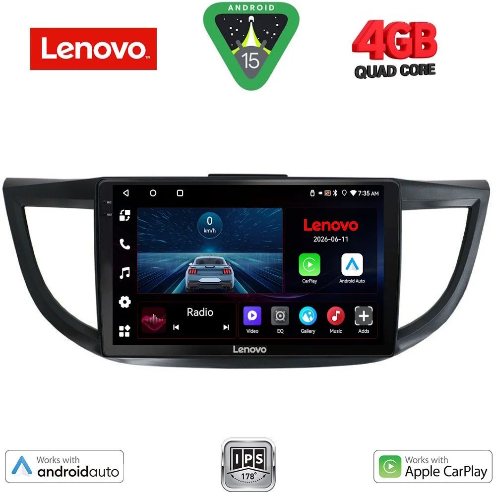 Φωτογραφία προϊόντος: LENOVO LVE 8198_CPAA (10inc) MULTIMEDIA TABLET for HONDA CRV mod. 2013-2017