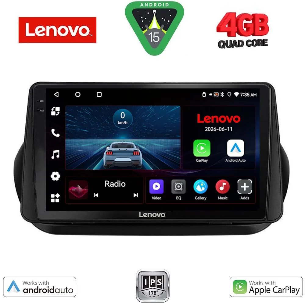 Φωτογραφία προϊόντος: LENOVO LVE 8142_CPAA (9inc) MULTIMEDIA TABLET for CITROEN – FIAT – PEUGEOT mod. 2008-2018