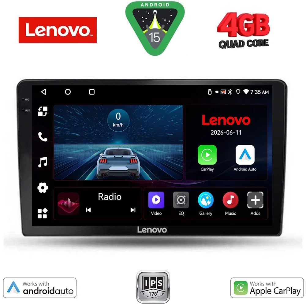 Φωτογραφία προϊόντος: LENOVO LVE 8103B_CPAA (9inc) MULTIMEDIA TABLET for DACIA DUSTER mod. 2012-2019