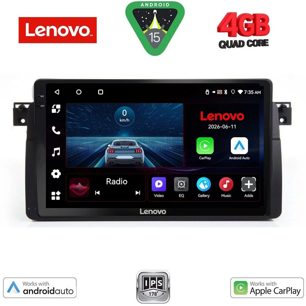 Φωτογραφία προϊόντος: LENOVO LVE 8042_CPAA (9inc) MULTIMEDIA TABLET for BMW E46 mod. 1998-2005