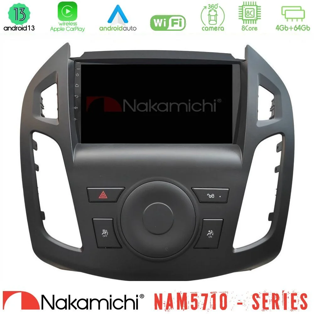 Φωτογραφία προϊόντος: Nakamichi NAM5710 Series 8Core Android13 4+64GB Ford Transit Connect 2013-2018 Navigation Multimedia Tablet 9