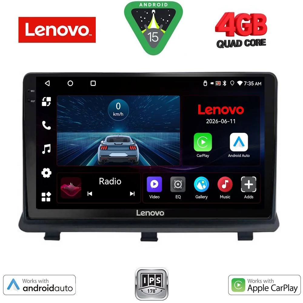 Φωτογραφία προϊόντος: LENOVO LVE 8480_CPAA (9inc) MULTIMEDIA TABLET for OPEL ANTARA mod. 2006-2016