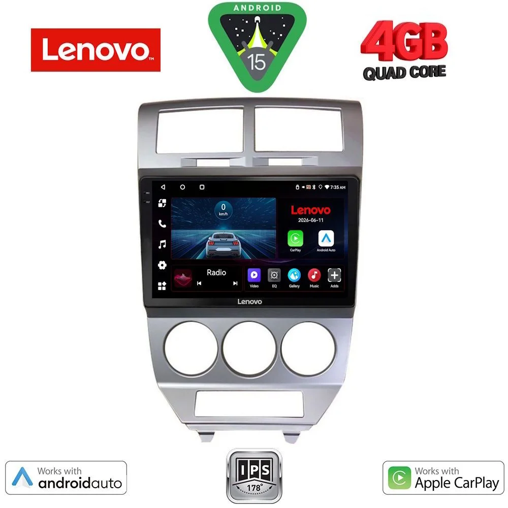 Φωτογραφία προϊόντος: LENOVO LVE 8275_CPAA (10inc) MULTIMEDIA TABLET for DODGE CALIBER mod. 2006-2012