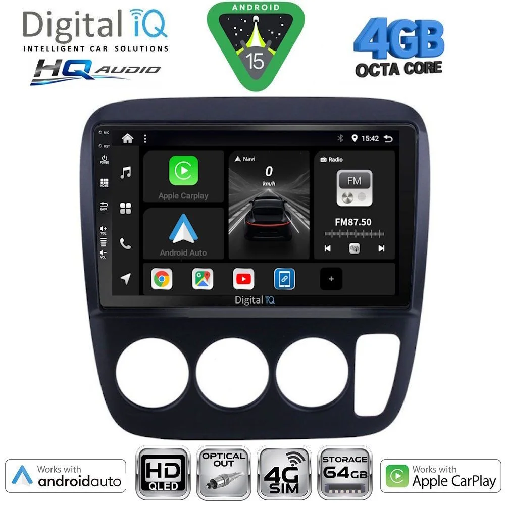 Φωτογραφία προϊόντος: DIGITAL IQ BXK 19196_CPAA A/C (9inc) MULTIMEDIA TABLET for HONDA CRV mod. 1996-2006