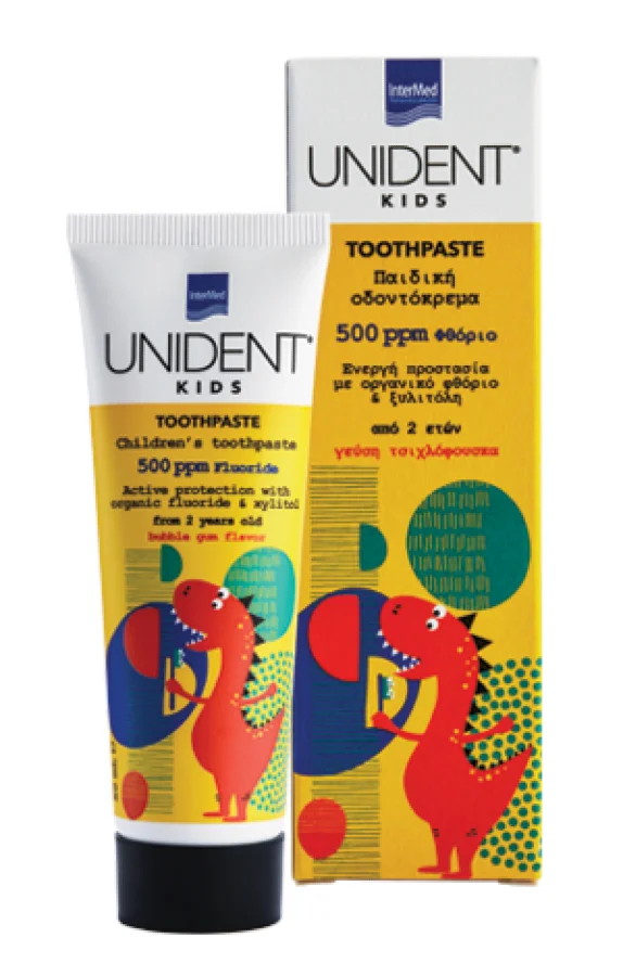 Φωτογραφία προϊόντος: UNIDENT Kids Toothpaste 500ppm - Παιδική Οδοντόκρεμα από 2 Ετών (50ml)