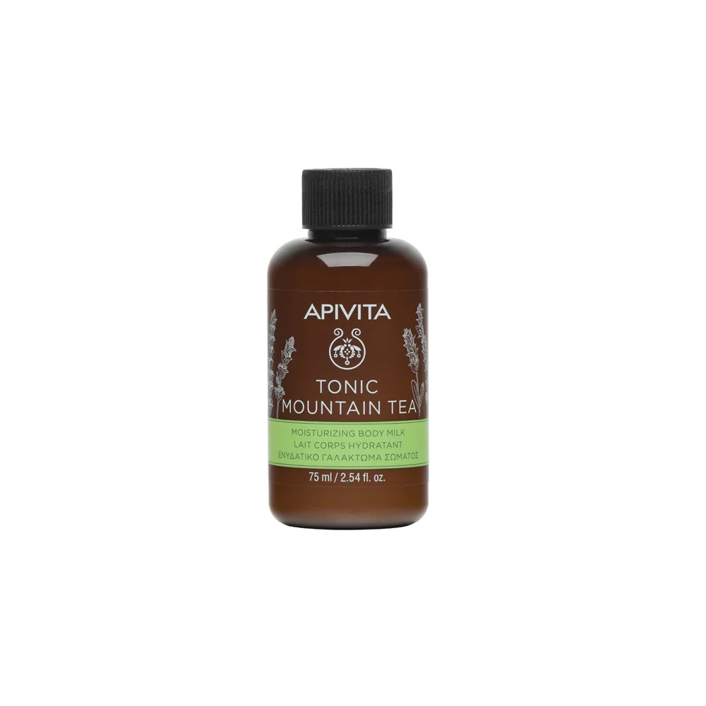 Φωτογραφία προϊόντος: APIVITA Tonic Mountain Tee Moisturizing Body Milk - Ενυδατικό Γαλάκτωμα Σώματος (75ml)