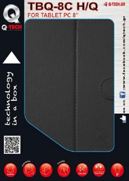 Φωτογραφία προϊόντος: QTech Universal Θήκη Tablet Q-TECH TBQ-8C