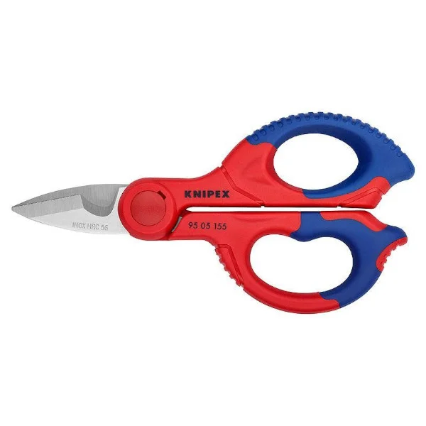 Φωτογραφία προϊόντος: KNIPEX 9505155SB Ψαλίδι Ηλεκτρολόγων και Απογυμνωτής Καλωδίων 155mm
