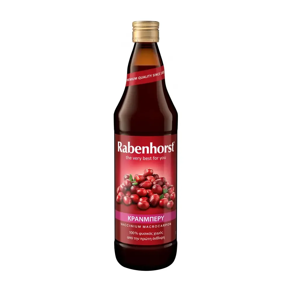 Φωτογραφία προϊόντος: RABENHORST Χυμος Cranberries (Κρανμπερρυ) 100% 750 mL - ΡΑΜ035