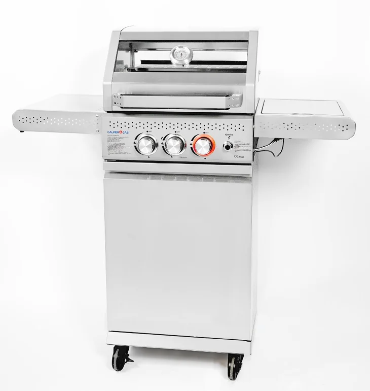 Φωτογραφία προϊόντος: ΨΗΣΤΑΡΙΑ BBQ ΥΓΡΑΕΡΙΟΥ 2+1 INOX 9.5Kw CALFER BBQ-021