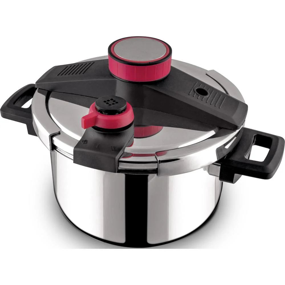 Φωτογραφία προϊόντος: Χύτρα Ταχύτητας STEAM 5lt Lamart LT1227 Ασημί/Κόκκινο