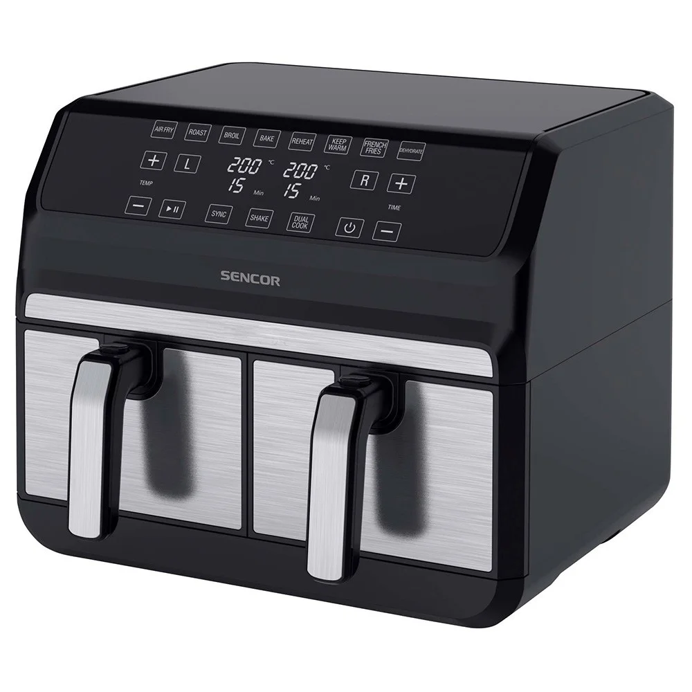 Φωτογραφία προϊόντος: Φριτέζα Αέρος 2x4lt 1700W Touch LED Sencor SFR 9500SS
