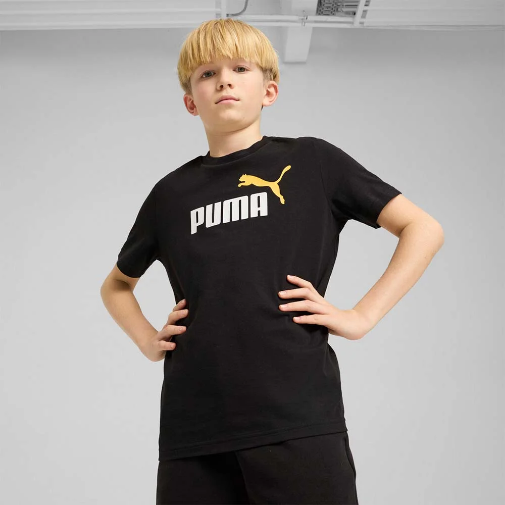 Φωτογραφία προϊόντος: Puma Boy's Essentials 1 Color No1 Logo Tee Μαύρο - Κίτρινο 685778-56 (Puma)
