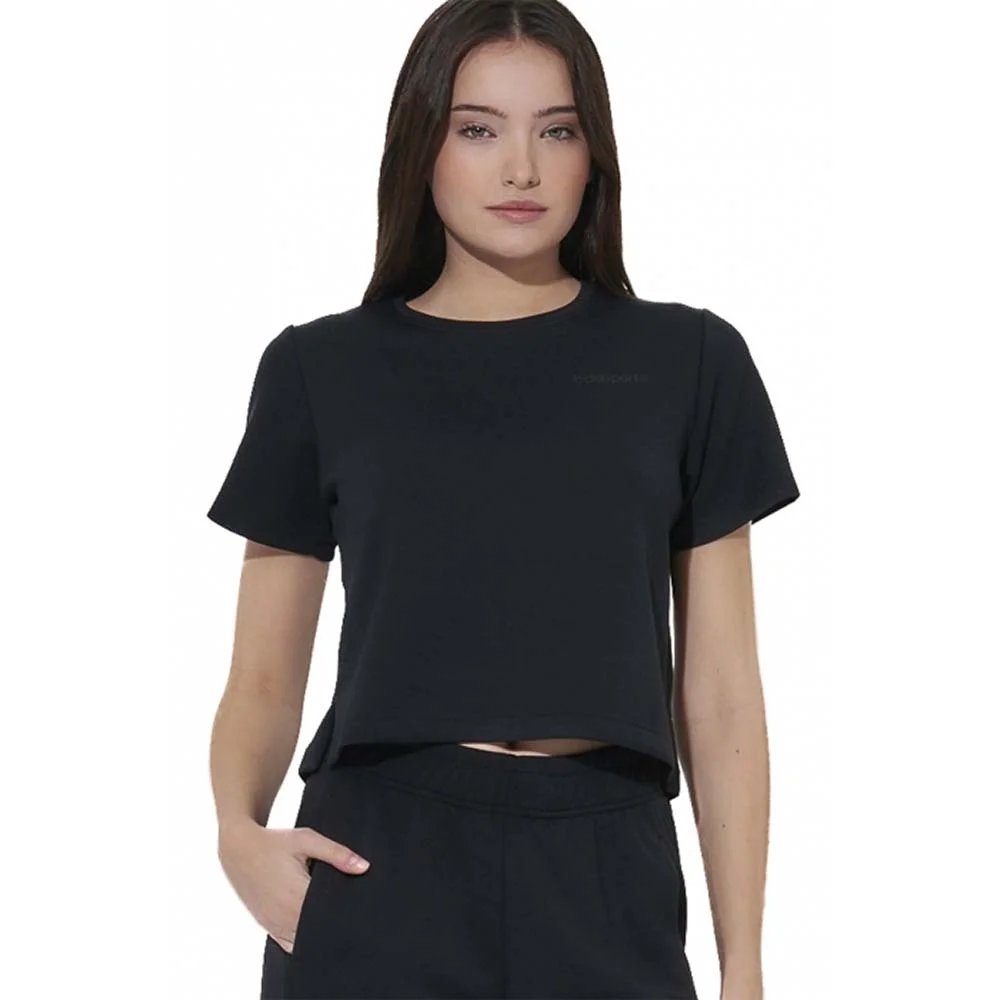 Φωτογραφία προϊόντος: Body Action Women's Modal Straight Cut T-Shirt Μαύρο 051626-01 (Body Action)
