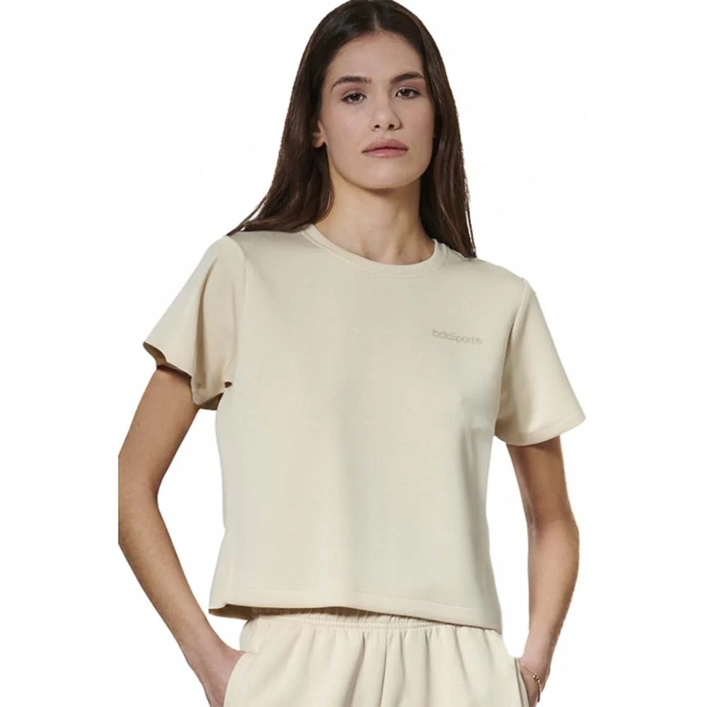 Φωτογραφία προϊόντος: Body Action Women's Modal Straight Cut T-Shirt Εκρού 051626-05 (Body Action)